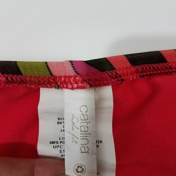 Catalina Lola Fit Mini Skirt Swim Bottom L 12/14 - Picture 3 of 11
